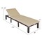 Costway Outdoor Rattan Lounge Chair Chaise Recliner Adjustable Cushioned Patio